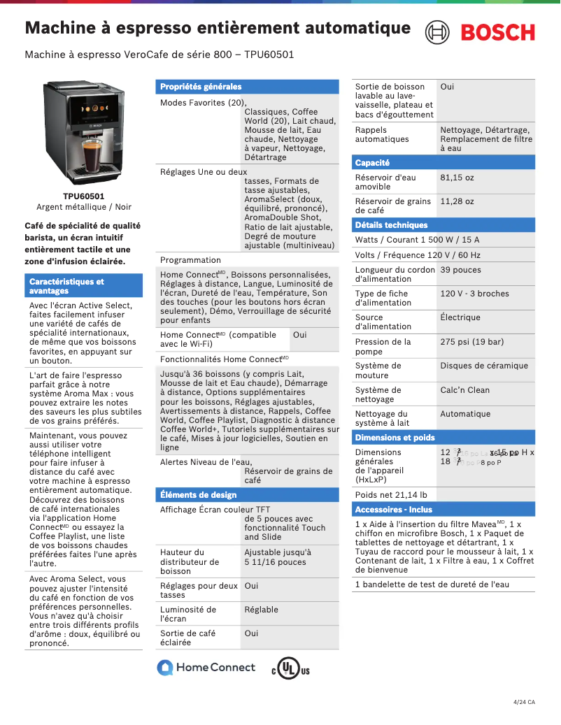 Image de la première page du manuel de l'appareil TPU60501