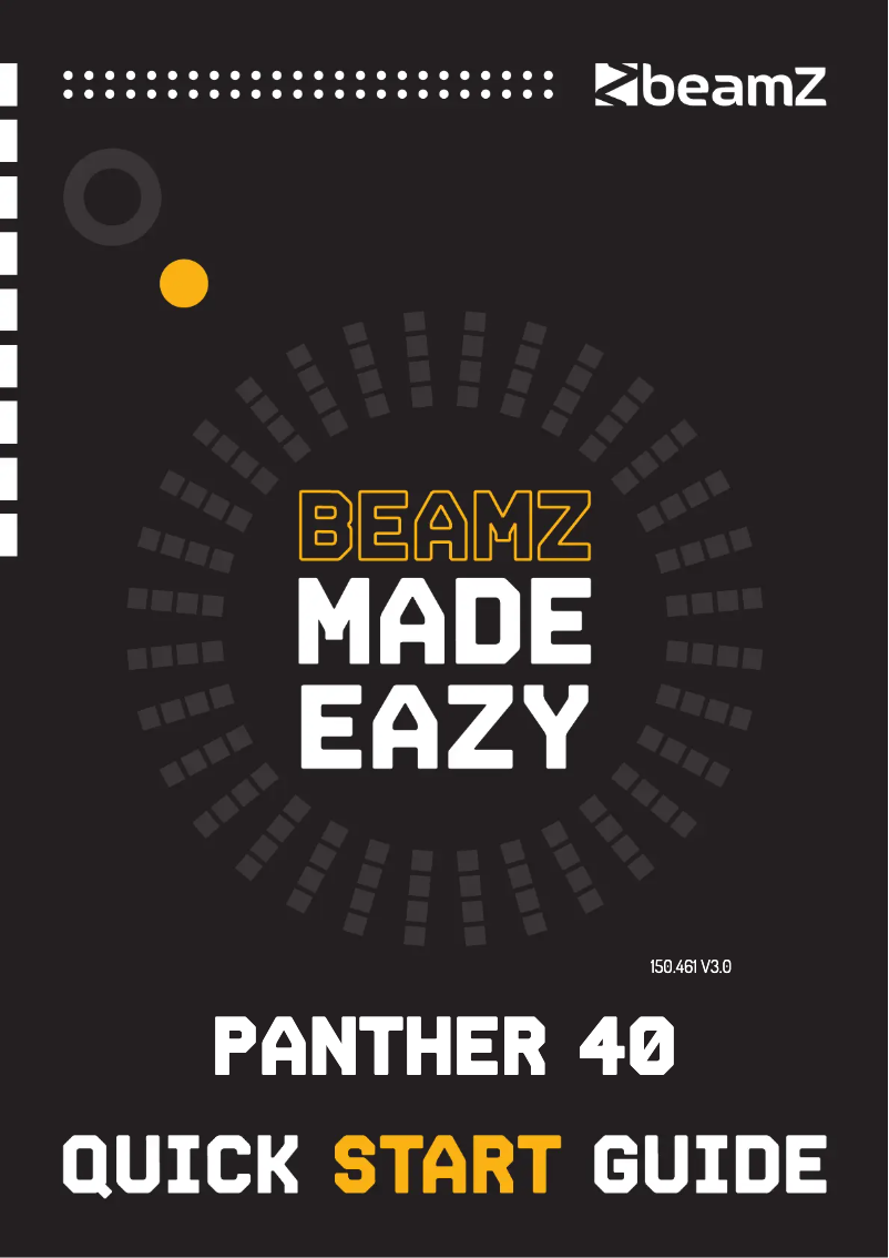 Page n°1 - Guide de démarrage rapide BeamZ LCB99