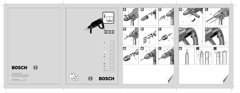 Página 1 del manual Manual de usuario Bosch PBH 220 RE