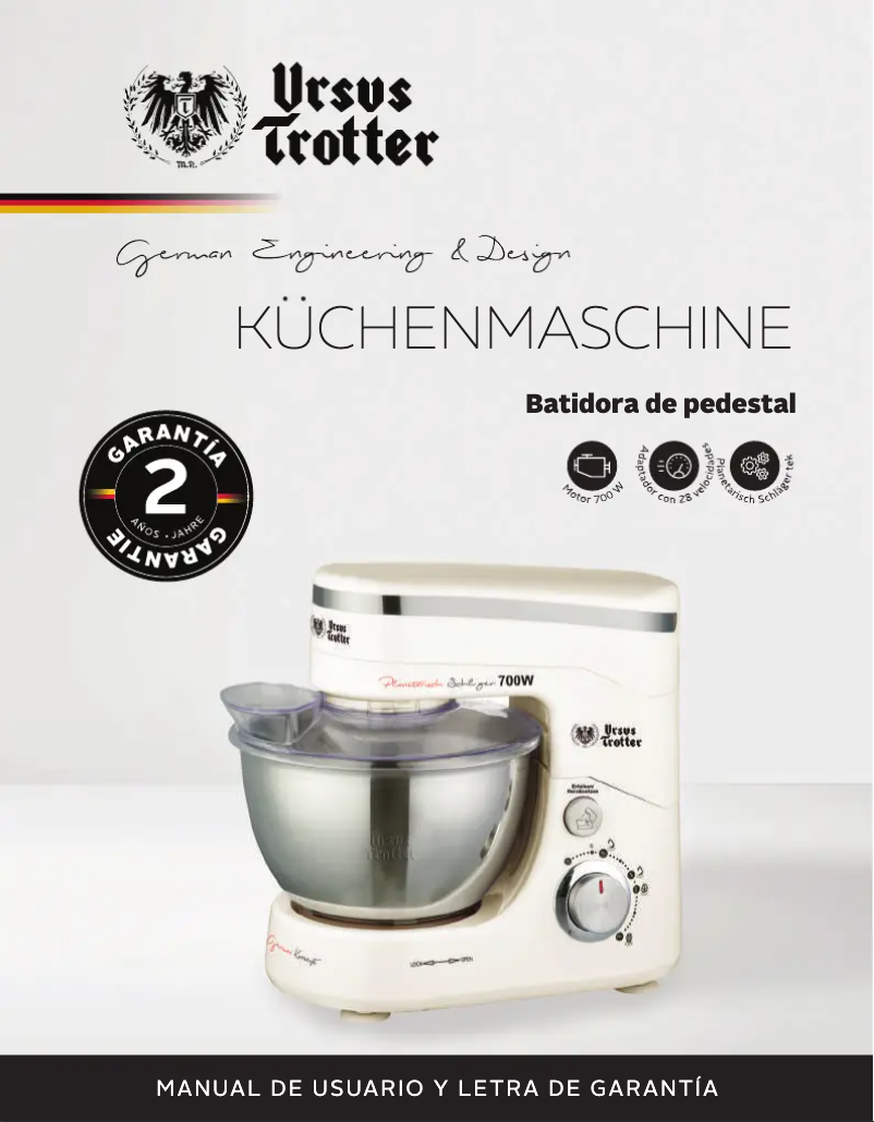 Page 1 de la notice Manuel utilisateur Ursus Trotter UT-KLEIN700