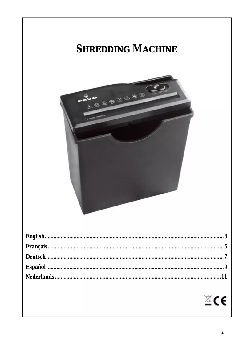 Image de la première page du manuel de l'appareil Stripmaster 6