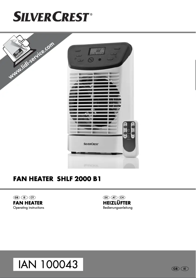 Page 1 de la notice Manuel utilisateur SilverCrest SHLF 2000 B1