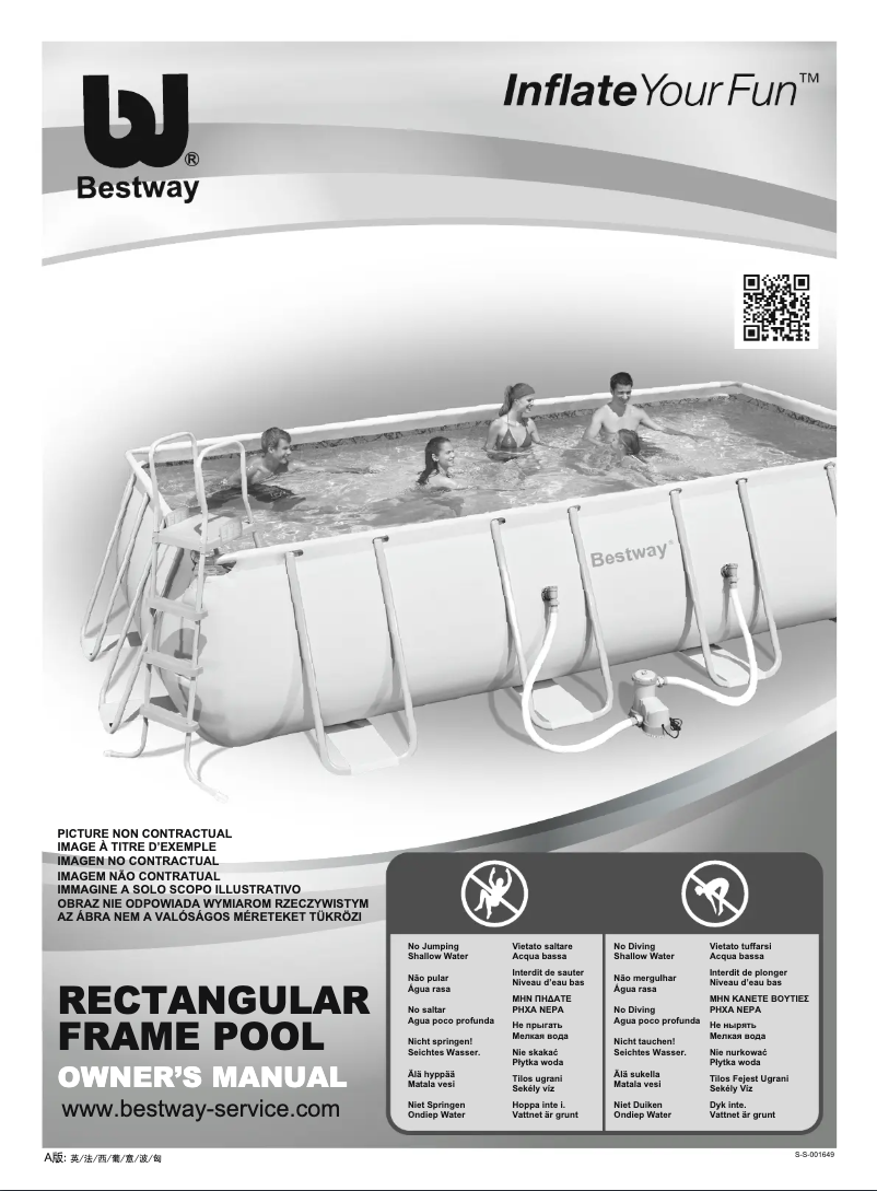 Page 1 de la notice Manuel utilisateur Bestway BW56256