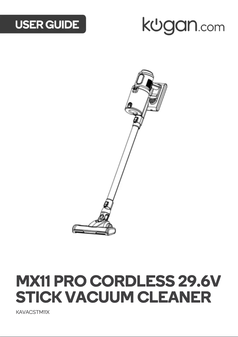 Page 1 de la notice Manuel utilisateur Kogan MX11 Pro