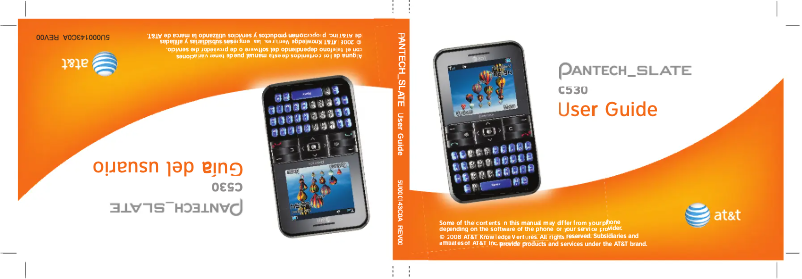 Page n°1 - Manuel utilisateur Pantech Slate