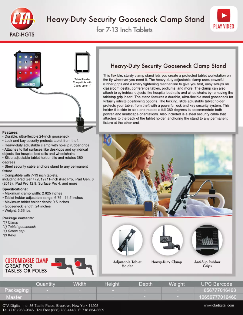 Image de la première page du manuel de l'appareil PAD-HGTS