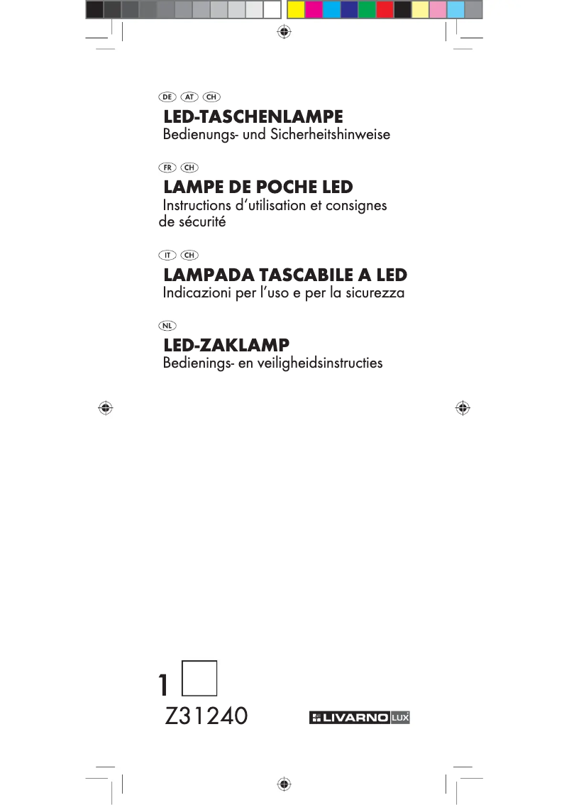 Image de la première page du manuel de l'appareil IAN 75728