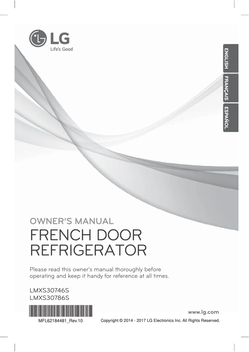 Página 1 del manual Manual de usuario LG LMXS30746S