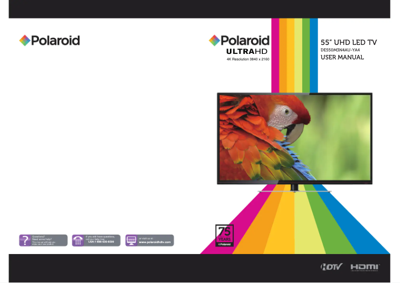 Image de la première page du manuel de l'appareil DE550M3N4AU-YA4