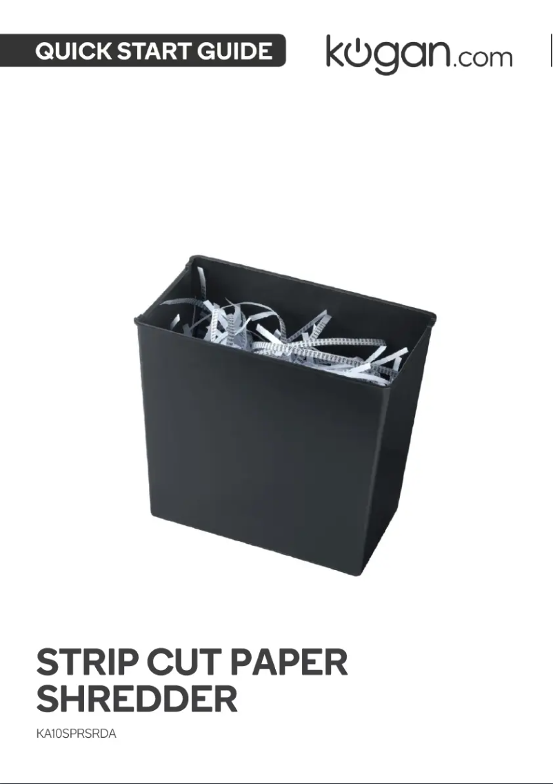 Page n°1 - Manuel utilisateur Kogan KA10SPRSRDA