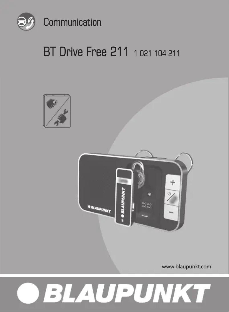 Image de la première page du manuel de l'appareil BT Drive Free 211