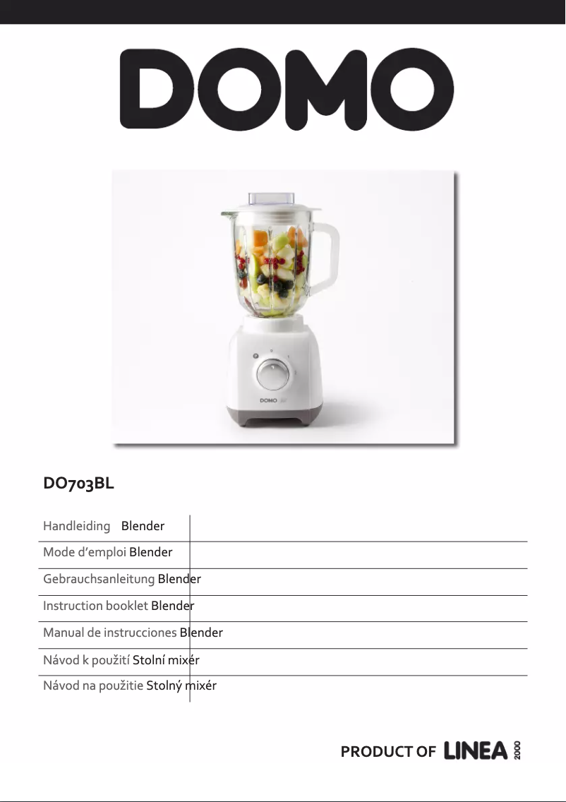 Page 1 de la notice Manuel utilisateur Domo DO703BL