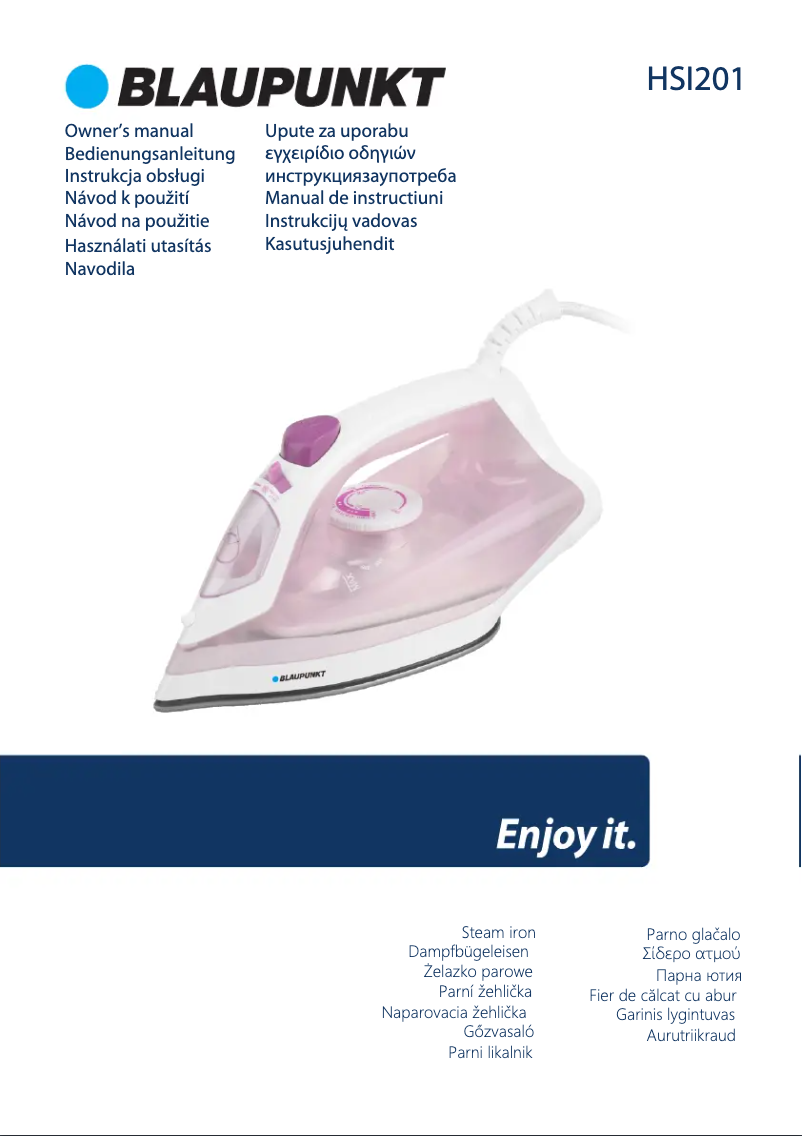 Page n°1 - Manuel utilisateur Blaupunkt HSI201BL