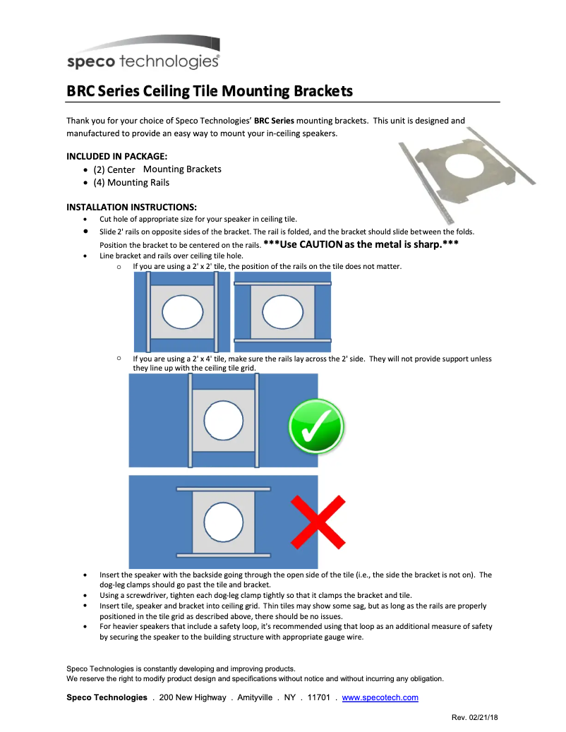First page image of the manual for BRC8F