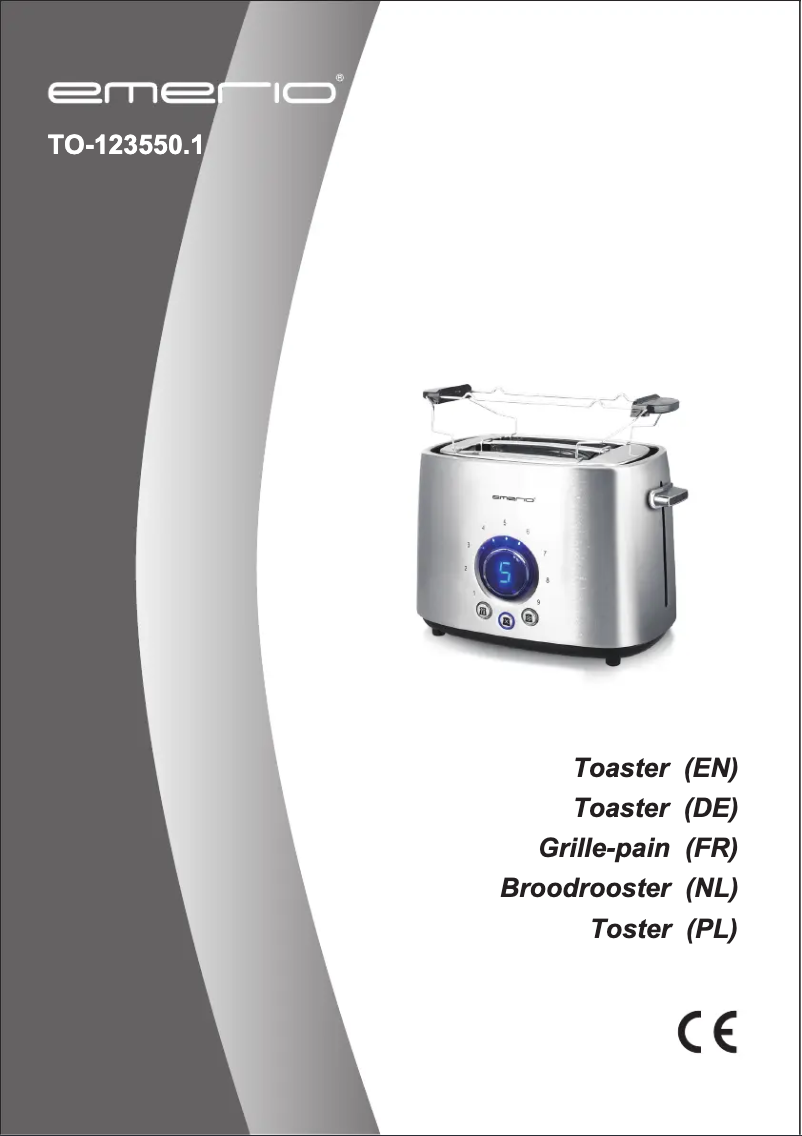 Image de la première page du manuel de l'appareil TO-123550