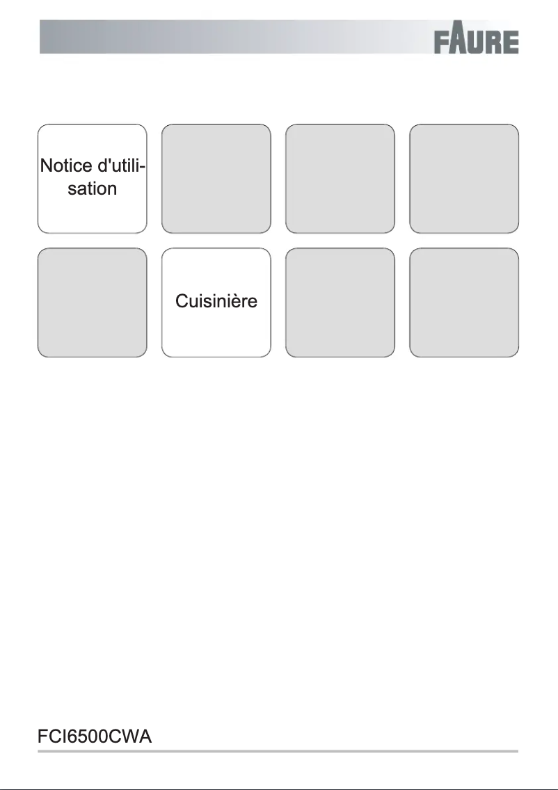 Page n°1 - Manuel utilisateur Faure FCI6500CWA
