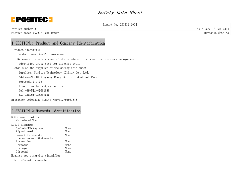 Page n°1 - Instructions de sécurité Worx WG779E