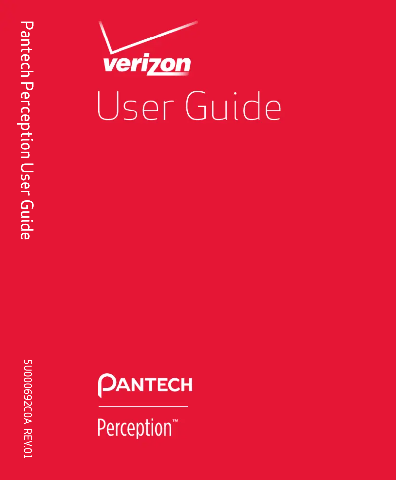 Page n°1 - Manuel utilisateur Pantech Perception