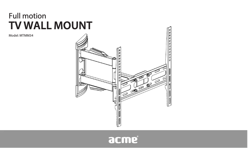 Image de la première page du manuel de l'appareil MTMM34
