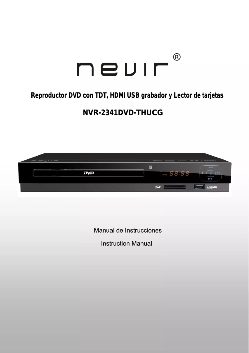 Image de la première page du manuel de l'appareil NVR-2341 DVD-THUCG