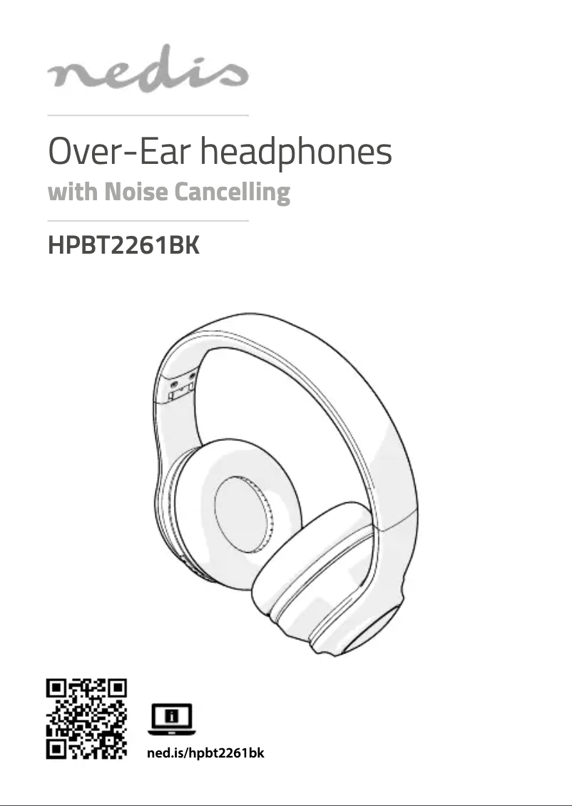 Page n°1 - Manuel utilisateur Nedis HPBT2261BK