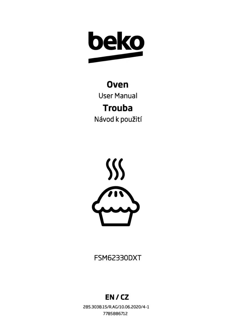Page 1 de la notice Manuel utilisateur Beko FSM62330DXT