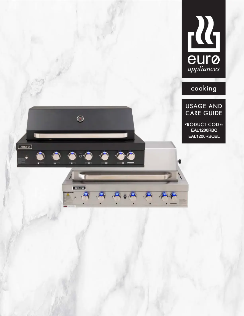 Page n°1 - Manuel utilisateur Euro Appliances EAL1200RBQBL