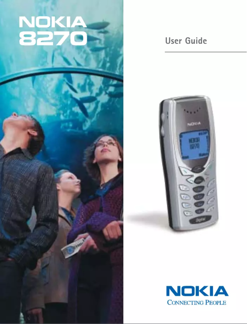Página 1 del manual Manual de usuario Nokia 8270