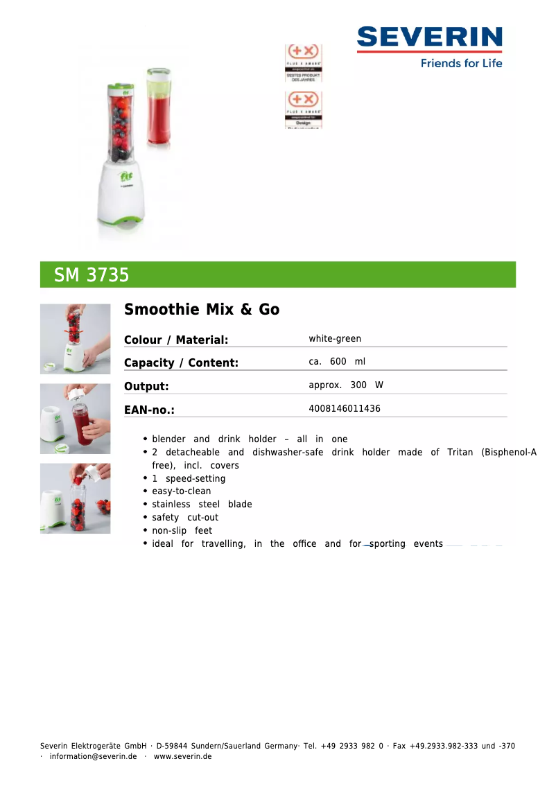 Image de la première page du manuel de l'appareil SM 3735