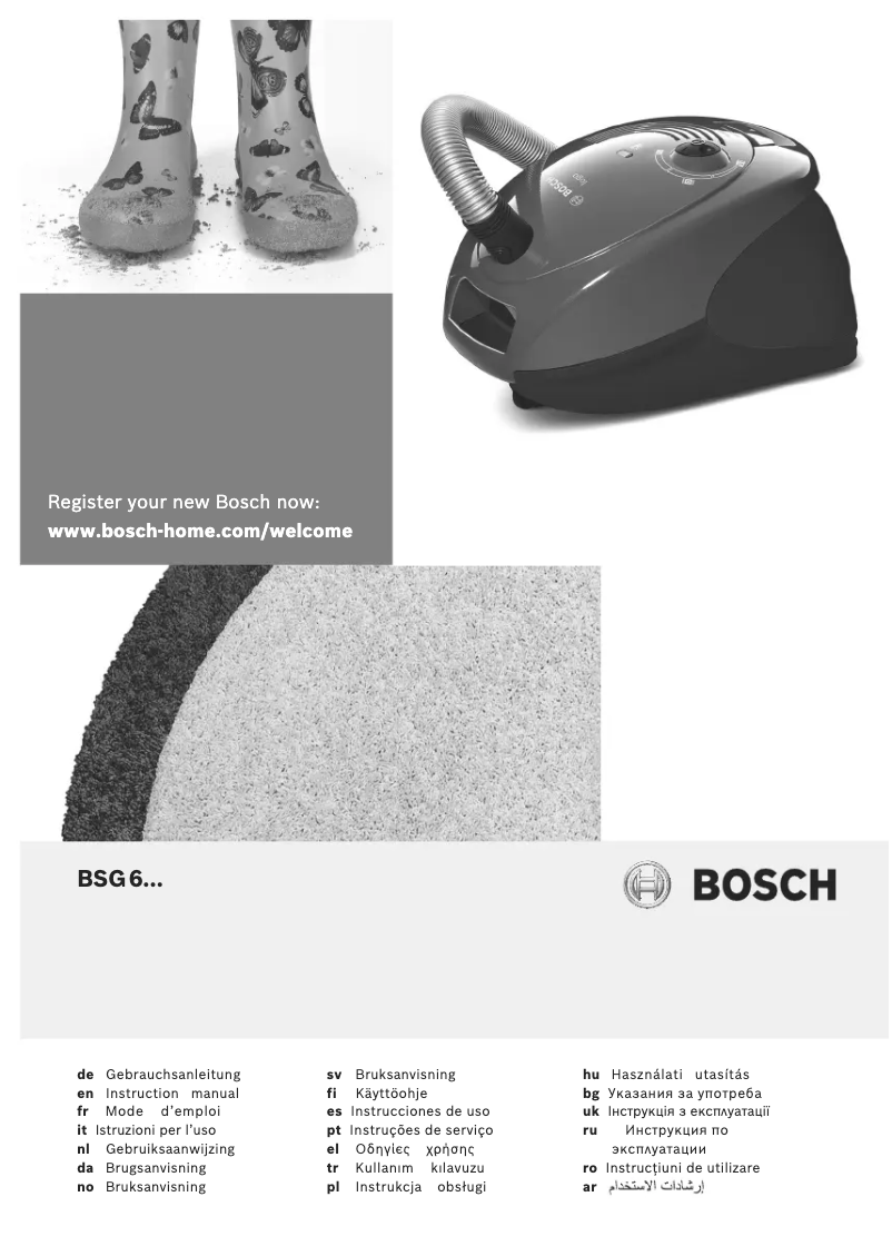 Page n°1 - Manuel utilisateur Bosch ProPower 2.0 BSG6A212