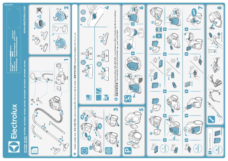Page n°1 - Manuel utilisateur AEG AL61A4UG