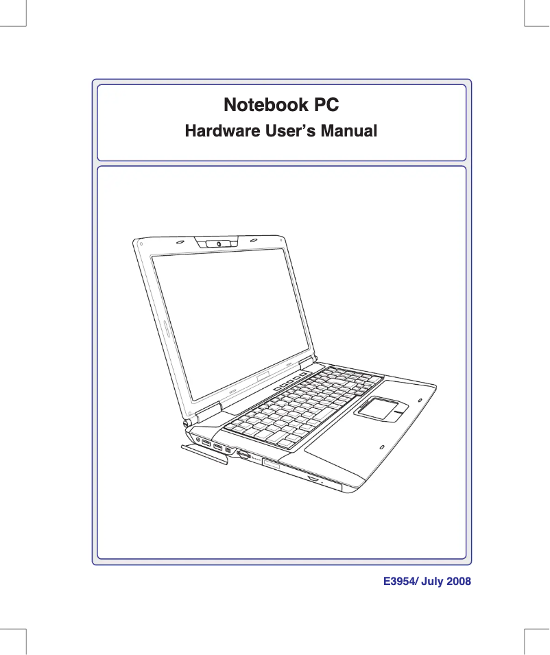 Page 1 de la notice Manuel utilisateur Asus ROG G71G