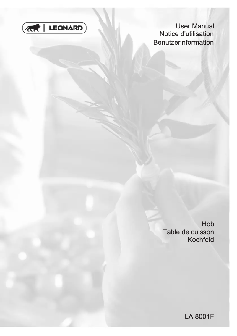 Página 1 del manual Manual de usuario Leonard LAI8001F