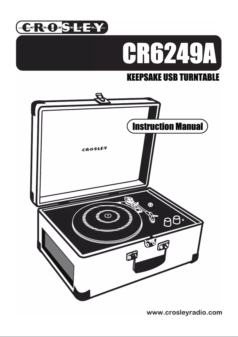 Image de la première page du manuel de l'appareil CR6249A Keepsake USB