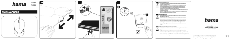 Page 1 de la notice Manuel utilisateur Hama Pesaro 00053938
