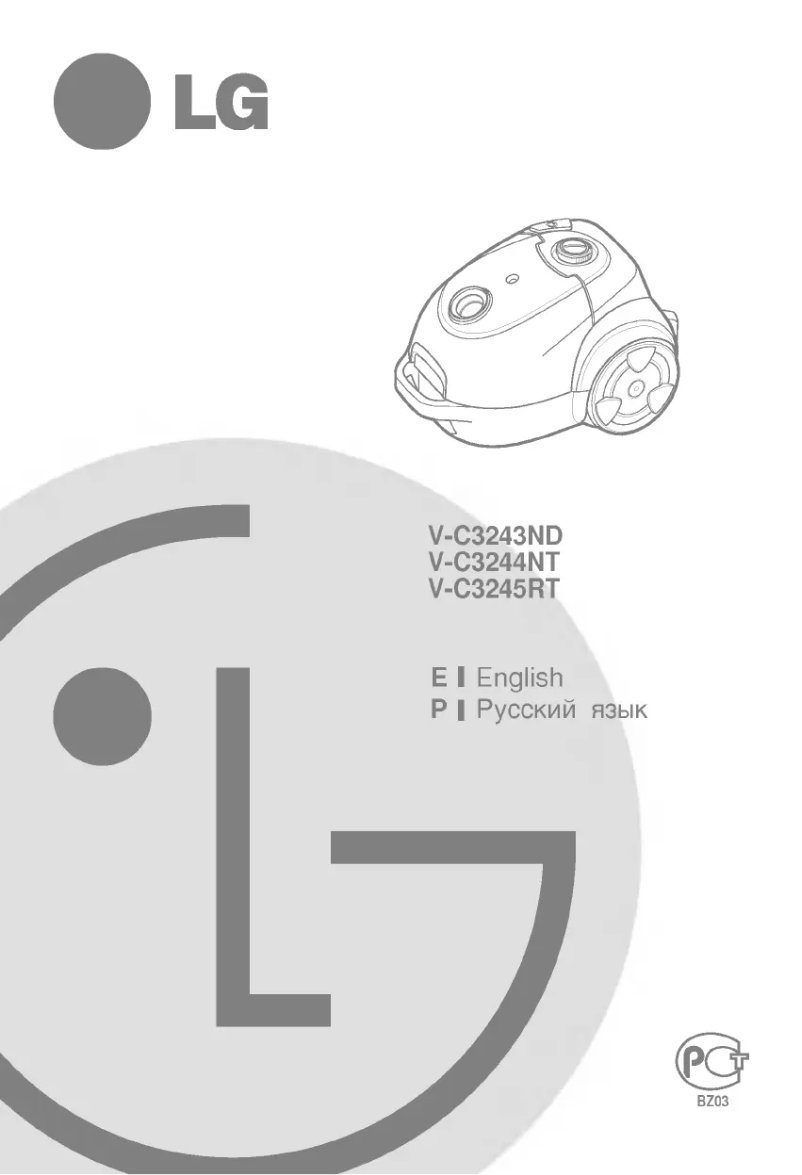 Page n°1 - Manuel utilisateur LG V-C3244NT