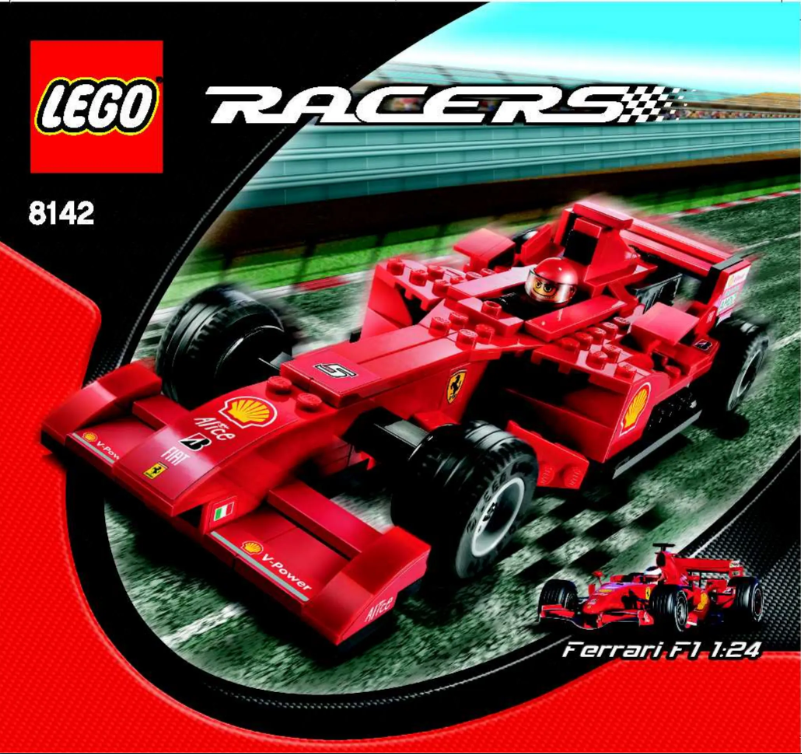 Page 1 de la notice Manuel utilisateur Lego Racers 8142