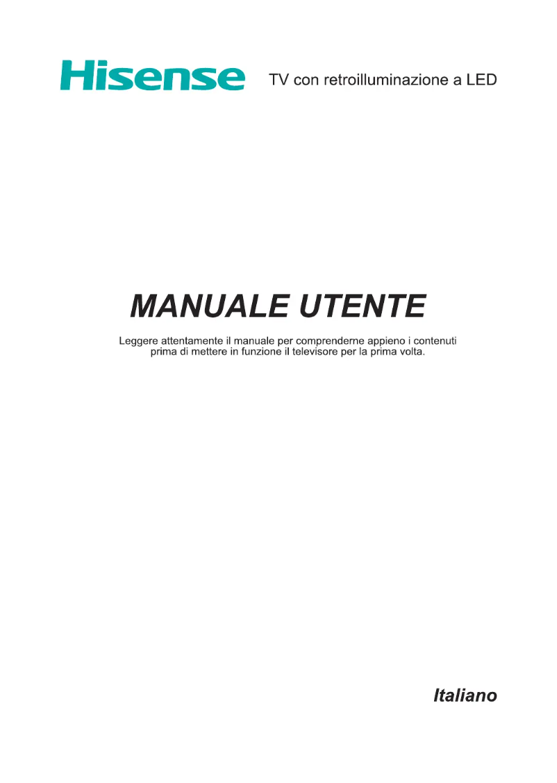 Page 1 de la notice Manuel utilisateur Hisense H65N5305