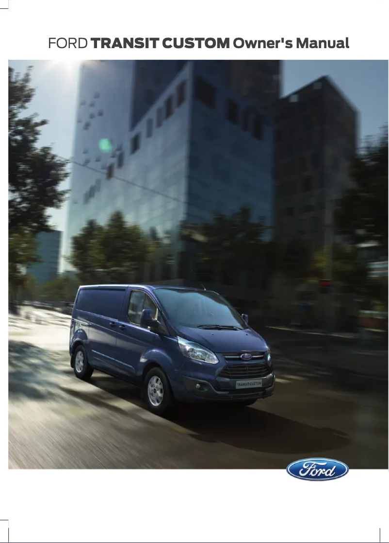 Page 1 de la notice Manuel utilisateur Ford Transit Custom (2012)