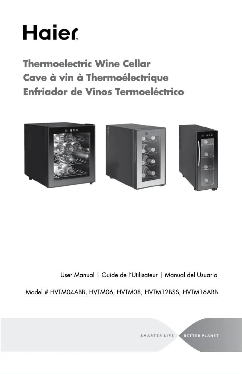 Página 1 del manual Manual de usuario Haier HVTM16ABB