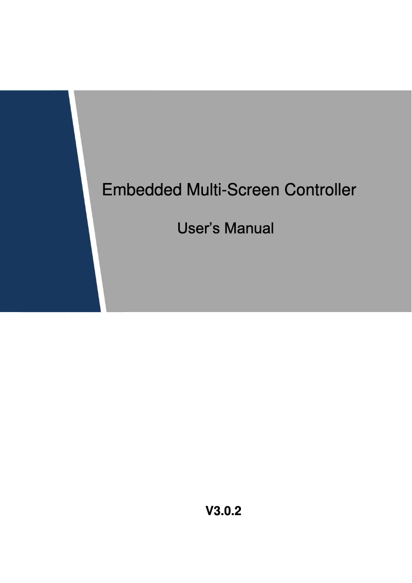 Page 1 de la notice Manuel utilisateur Dahua Technology DSCON3000-7U