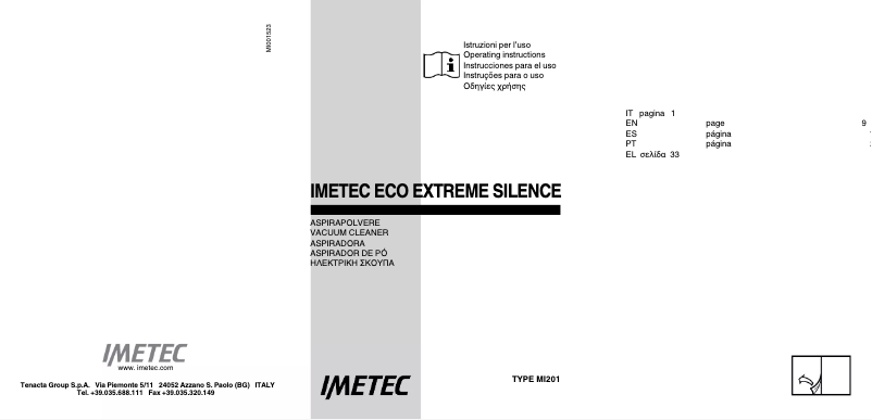 Imagen de la primera página del manual del dispositivo 8096