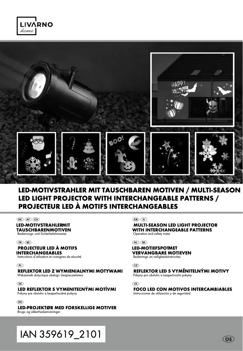 Page n°1 - Manuel utilisateur Livarno Lux HG06518
