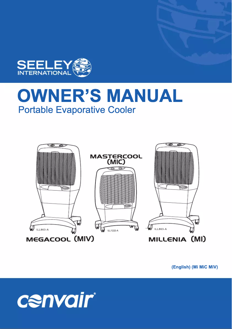 Página 1 del manual Manual de usuario Convair Mastercool ILL1222-A