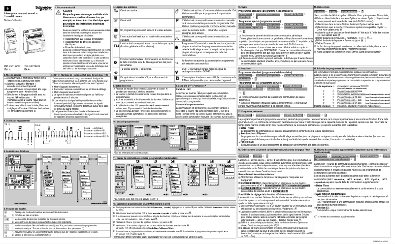 Image de la première page du manuel de l'appareil CCT15910