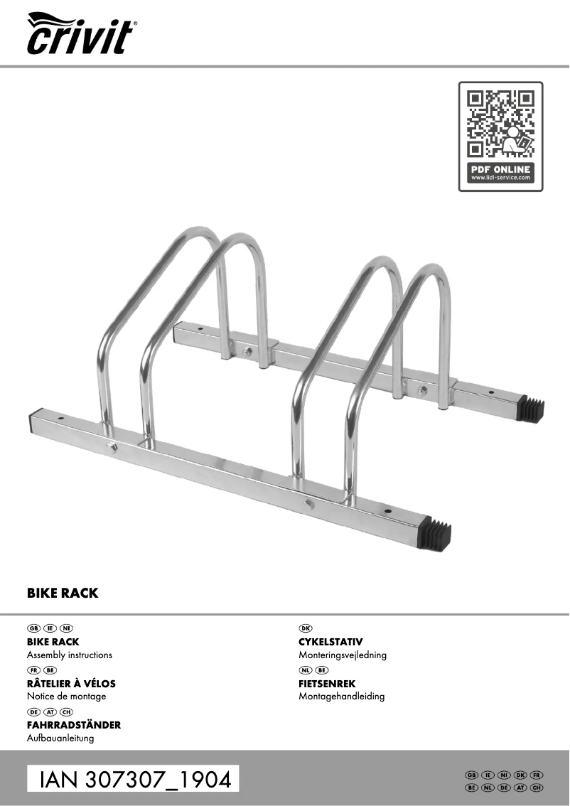 Image de la première page du manuel de l'appareil IAN 307307