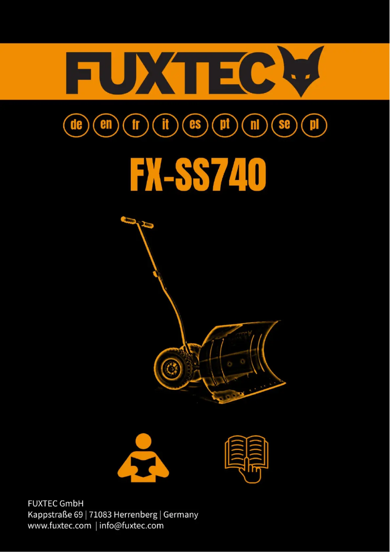 Image de la première page du manuel de l'appareil FX-SS740