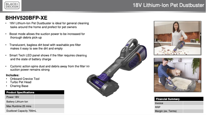 Image de la première page du manuel de l'appareil BHHV520BFP
