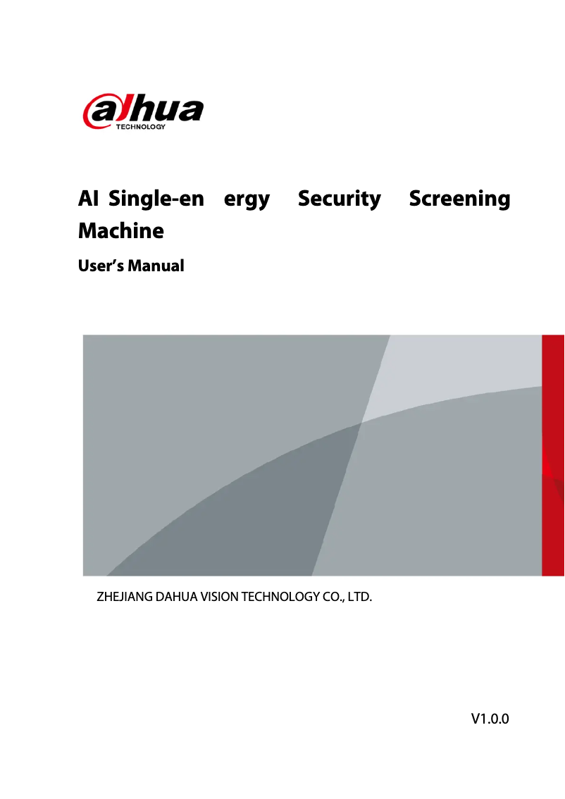 Página 1 del manual Manual de usuario Dahua Technology ISC-M5030A
