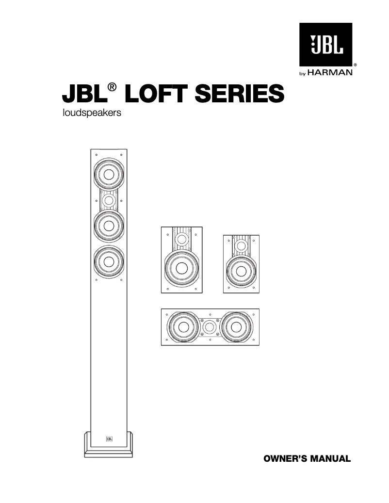 Page n°1 - Manuel utilisateur JBL Loft 20